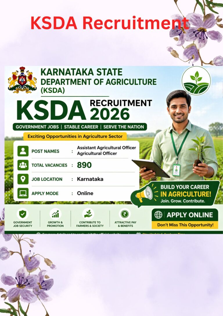KSDA Recruitment