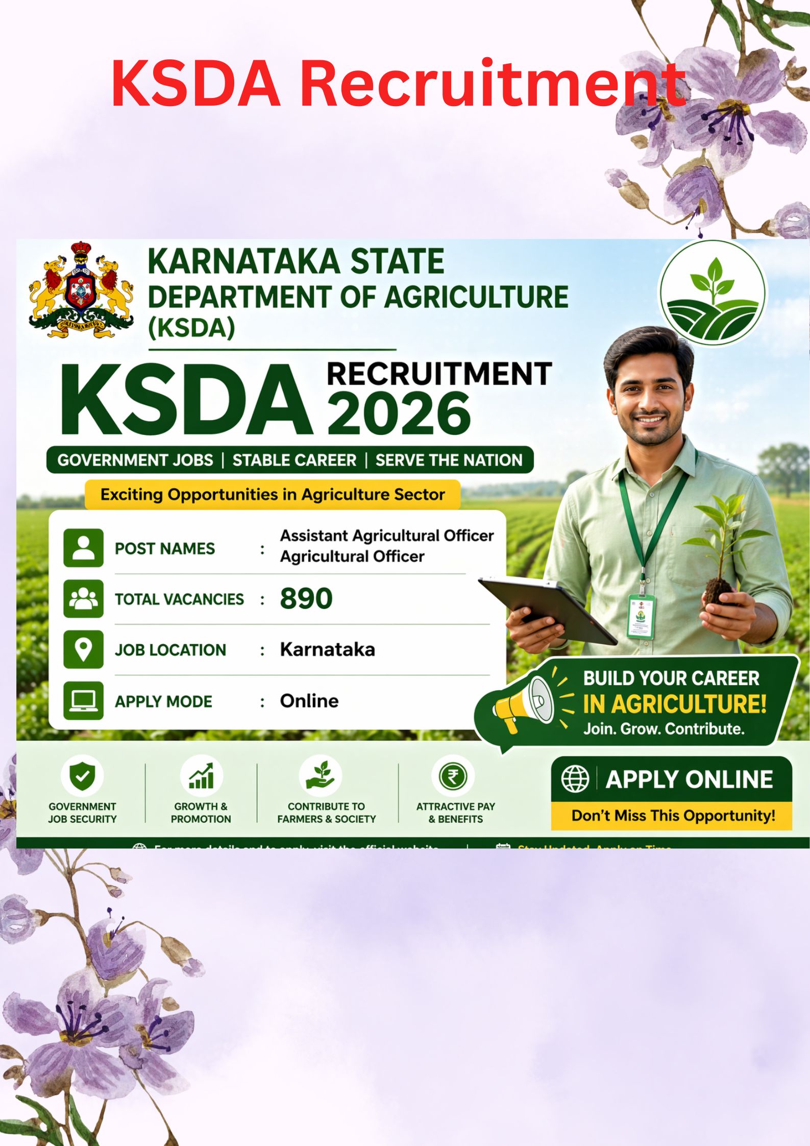 KSDA Recruitment